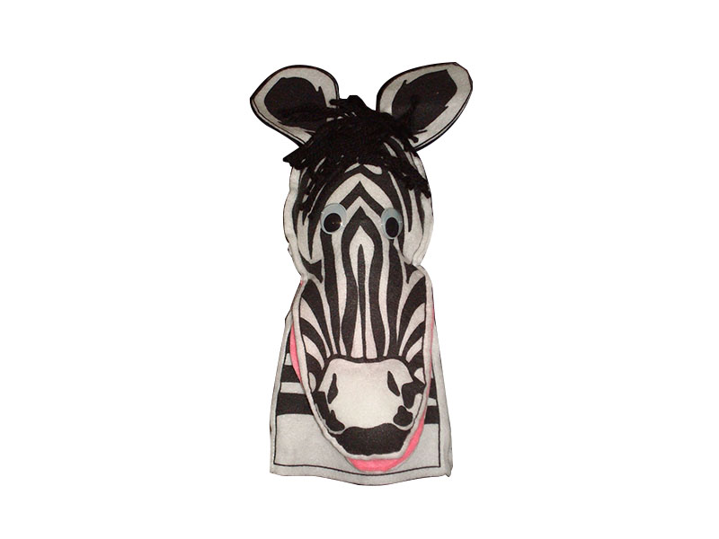 Zebra Moving Mouth Puppet Zebra Moving Mouth Puppet