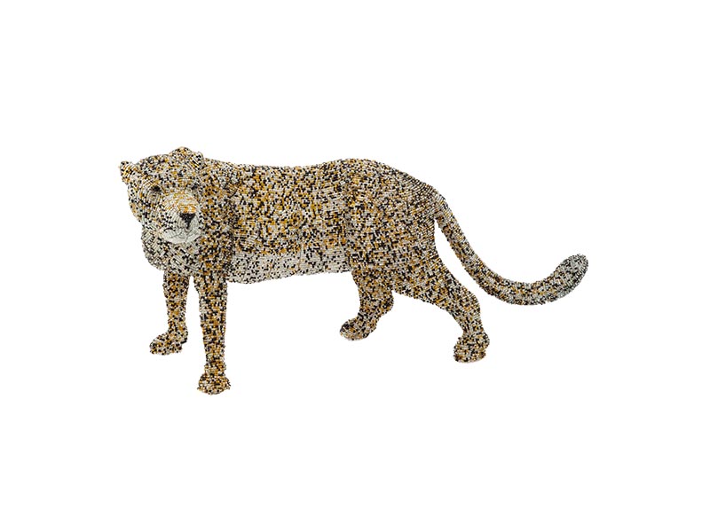 Masterpiece Bead and Wire Leopard Masterpiece Bead and Wire Leopard