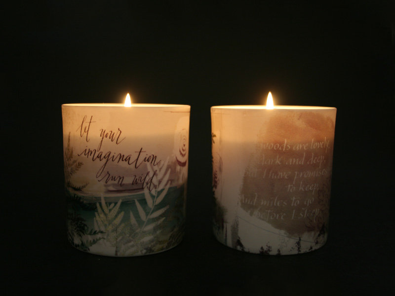 Set of 4 - Fern (2 designs) - Jasmine Mint - Lit Set of 4 - Fern (2 designs) - Jasmine Mint - Lit