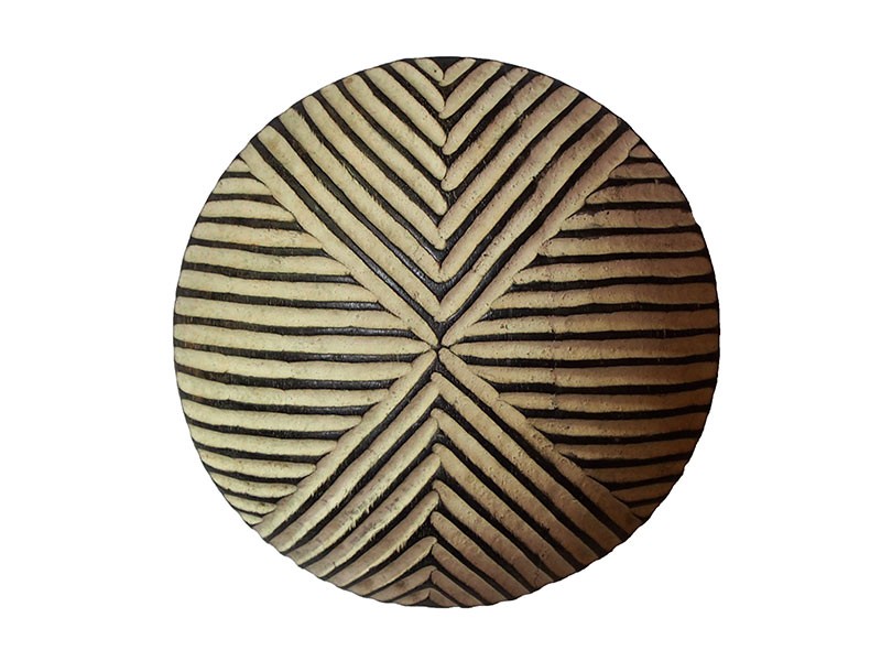 Small Carved Wood Shield - Triangle Small Carved Wood Shield - Triangle