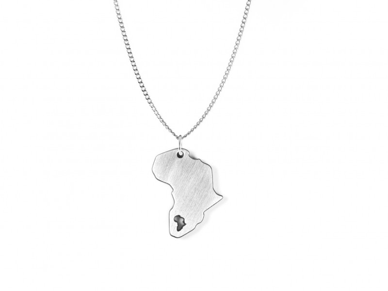 Africa Cut Out Pendant Africa Cut Out Pendant