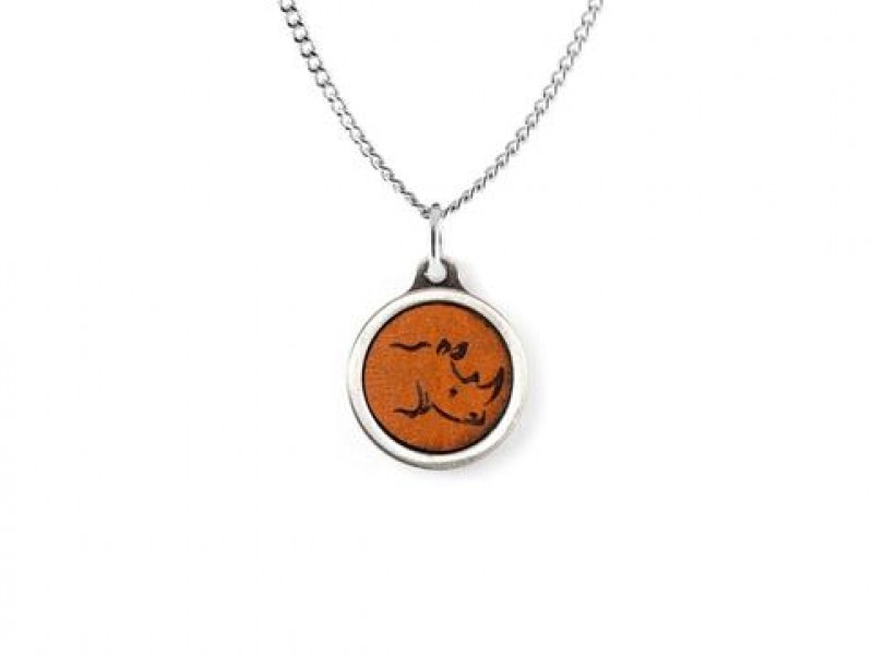 Rhino Head Engraved Pendant Rhino Head Engraved Pendant