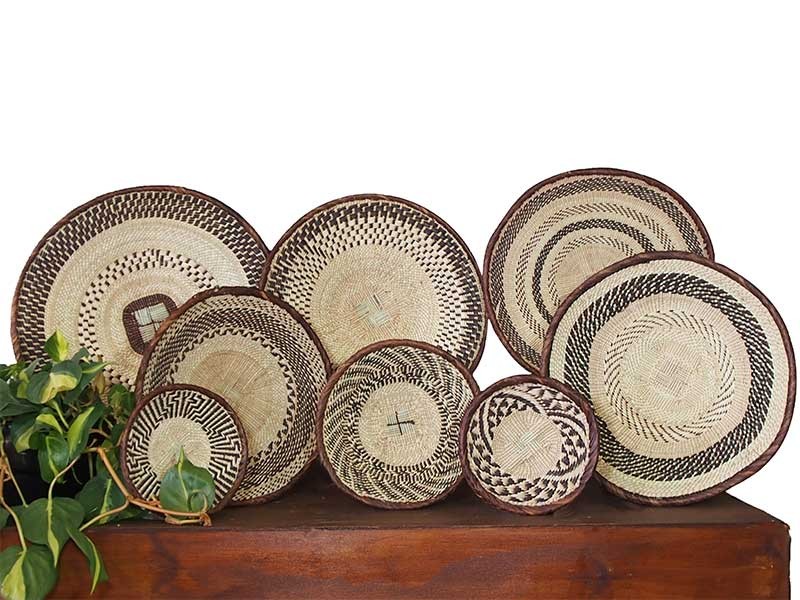 Tonga Basket (Binga Basket) Set of 8 African Baskets Tonga Basket (Binga Basket) Set of 8 African Baskets