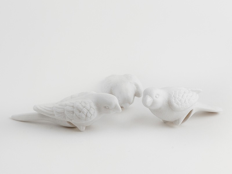 Porcelain Birds Set Of 12