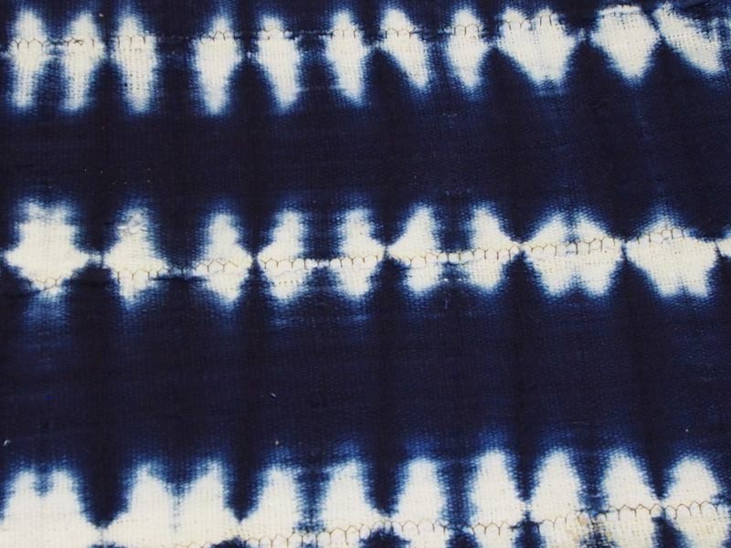 Indigo tie-dye Bogolan Mud Cloth