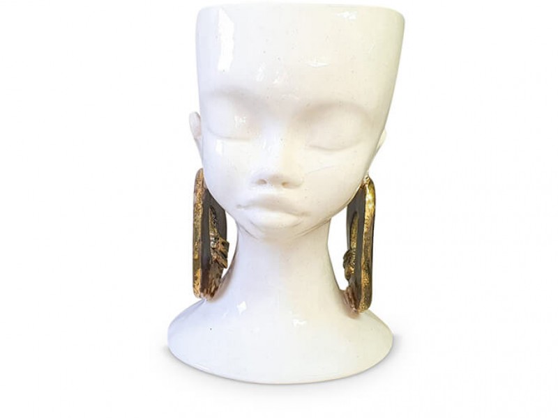Ceramic Lady Head