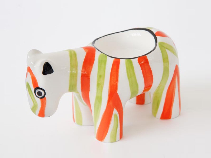 Zebra - white and orange Zebra - white and orange