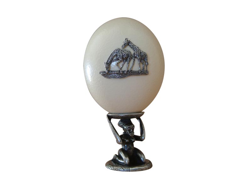 Ostrich Egg Giraffe