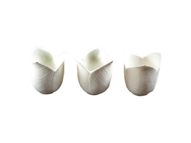 Leaf Votive Set Of 3