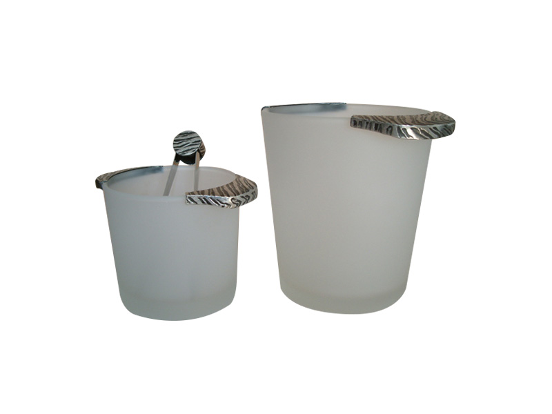 Zebra Print Ice Bucket